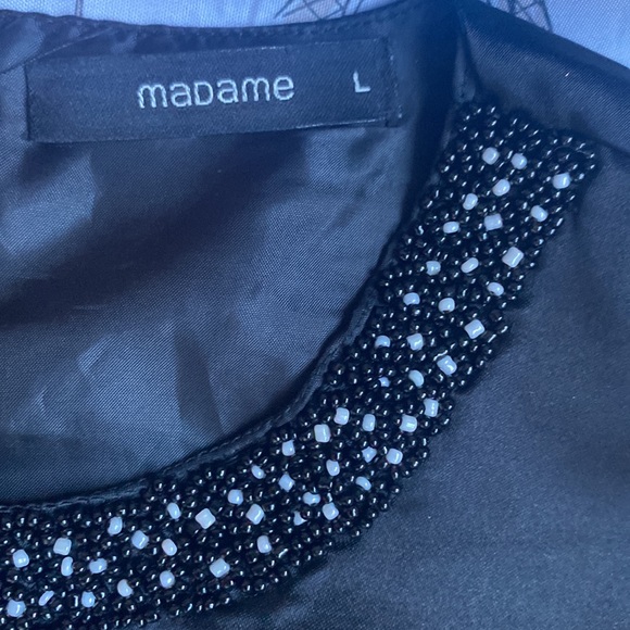 L blck dress knee length (Madame) - Picture 2 of 4